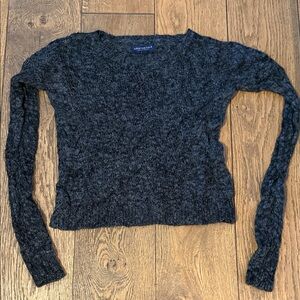 Abercrombie & Fitch Dark Gray Crew Neck Sweater